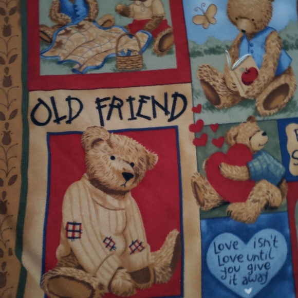 Teddy bear throw - Picture 2 of 5